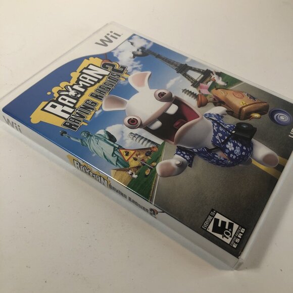 Rayman Raving Rabbids 2 (Nintendo Wii, 2007) Complete W/ Manual - Picture 2 of 5